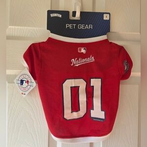 MLB Washington Nationals Dog Jersey L NWT Pet Baseball Jersey